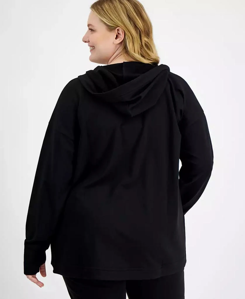 ID Ideology Plus Size Hooded Comfort Flow Cardigan, Created for Macy's 2