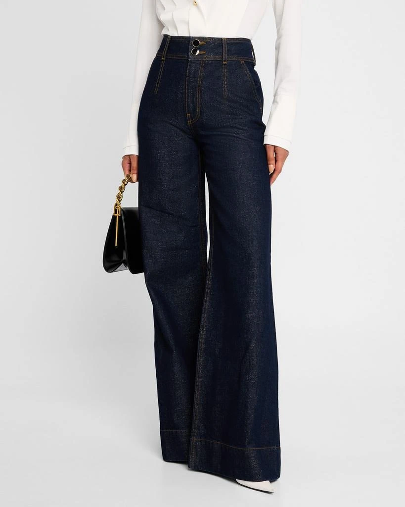 Derek Lam Mille High Rise Wide-Leg Jeans 4
