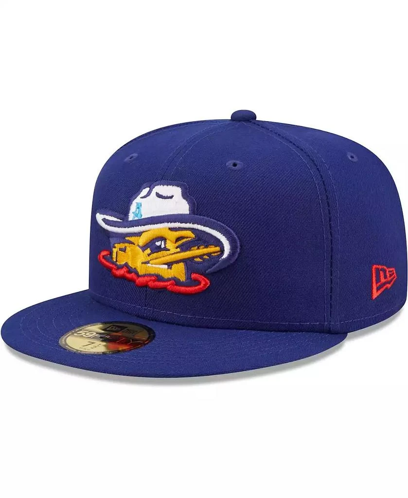 New Era Men's Royal Amarillo Sod Poodles Authentic Collection 59FIFTY Fitted Hat 1