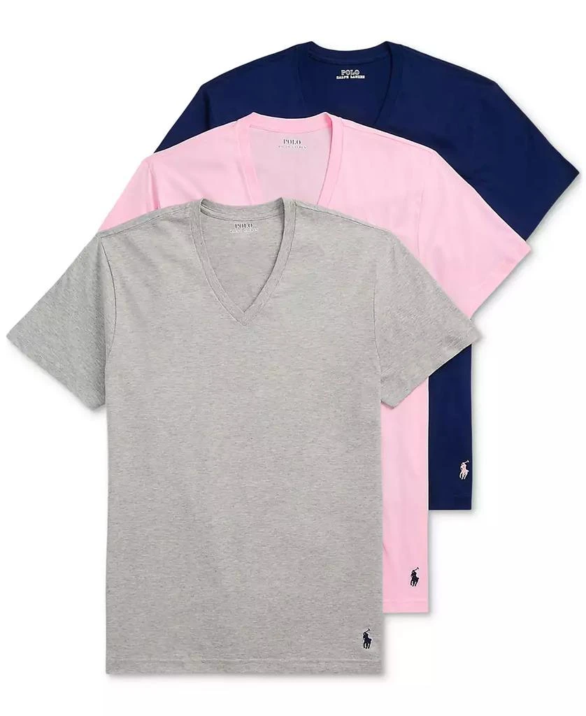 Ralph Lauren Men's V-Neck Classic Undershirts T-Shirts