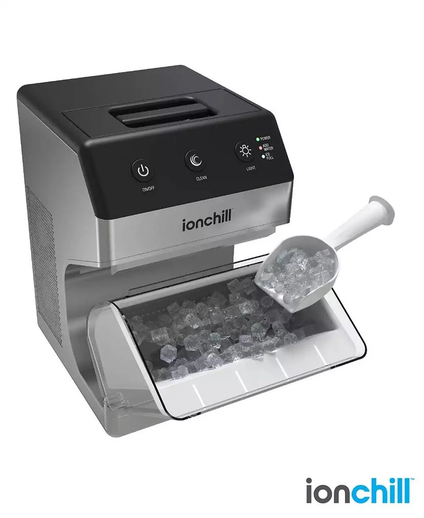Tzumi ionchill QuickCube Nugget-Shaped Compact Countertop Ice Maker 1