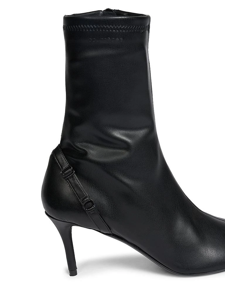 courreges 424 Oblique-Strap Ankle Boots 6