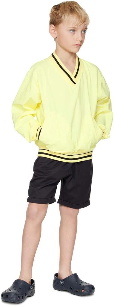 OOPS MY BOY Kids Yellow Embroidered Jacket 4