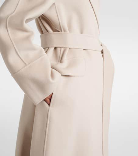 【送料 関税込】’S Max Mara Malika wool wrap coat Malika wool wrap coat in brown - The Row | Mytheresa
