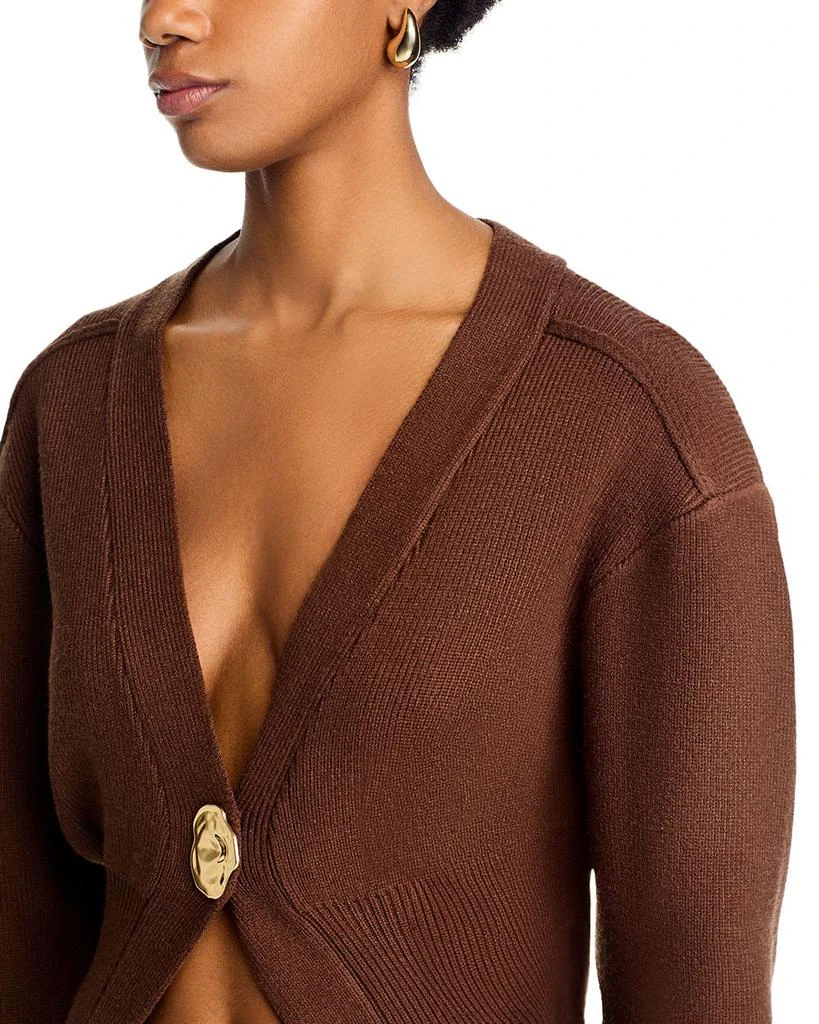 FORE Balloon Sleeve Cardigan Sweater 5