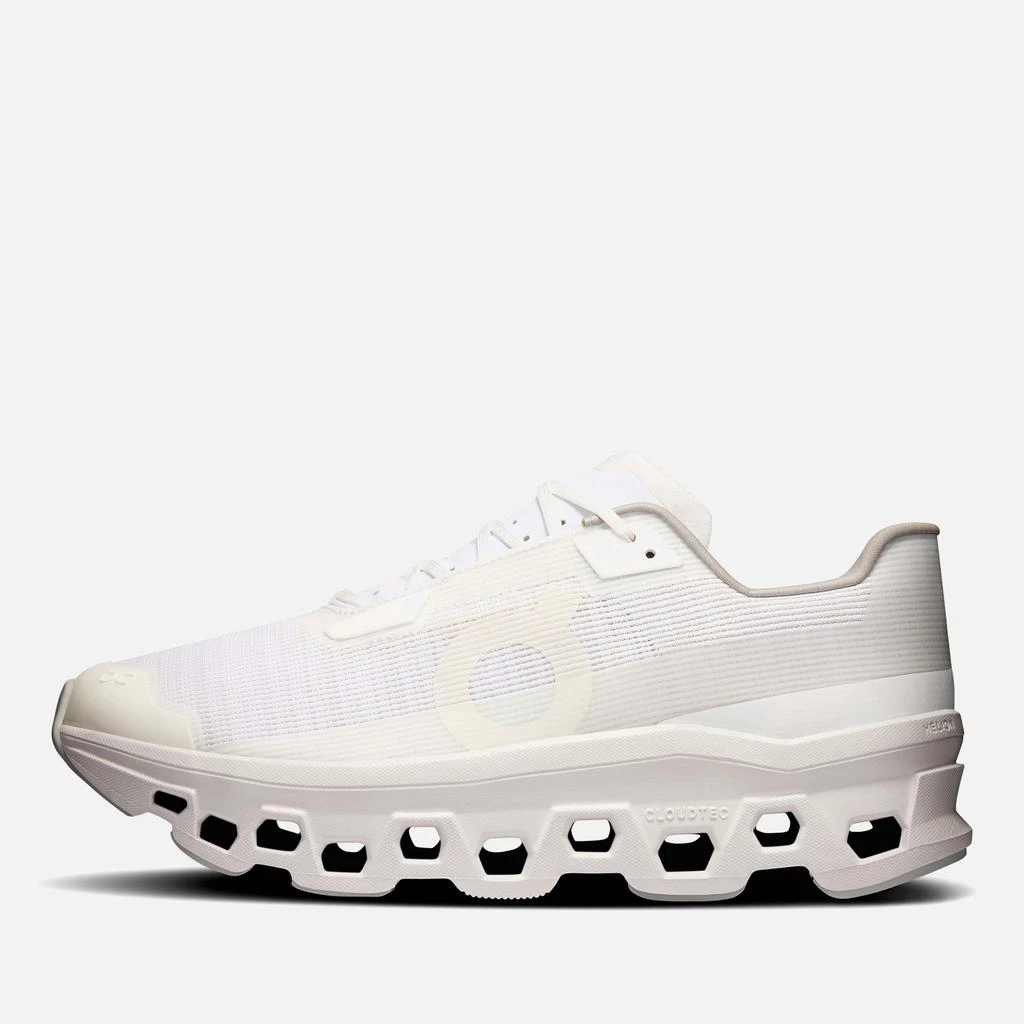 On Men's Cloudmonster Void Running Trainers - White/White 3