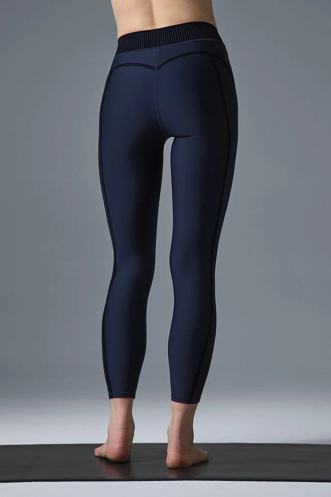 Alo Airlift High-Waist 7/8 Line Up Legging - Navy 4
