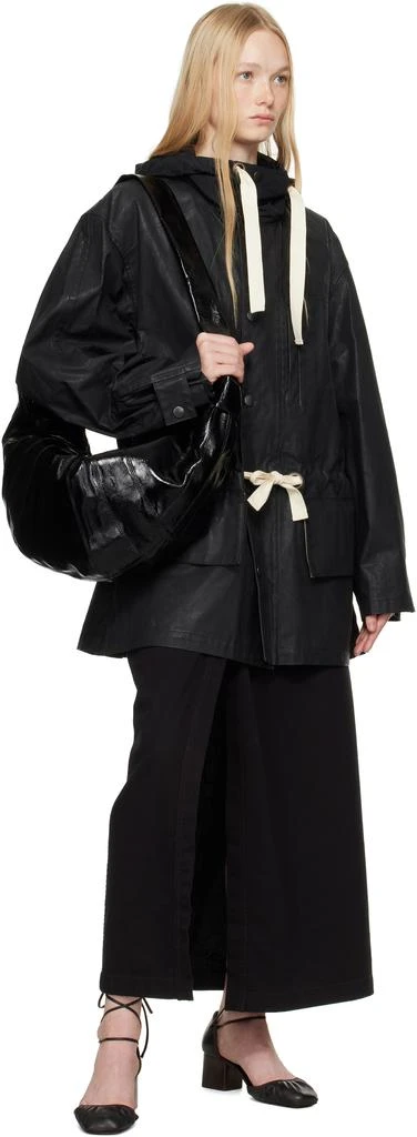 Lemaire Black Hooded Parka Jacket 4