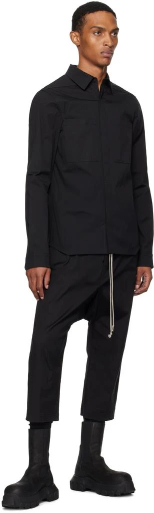 Rick Owens Black Concordians Work Shirt 4