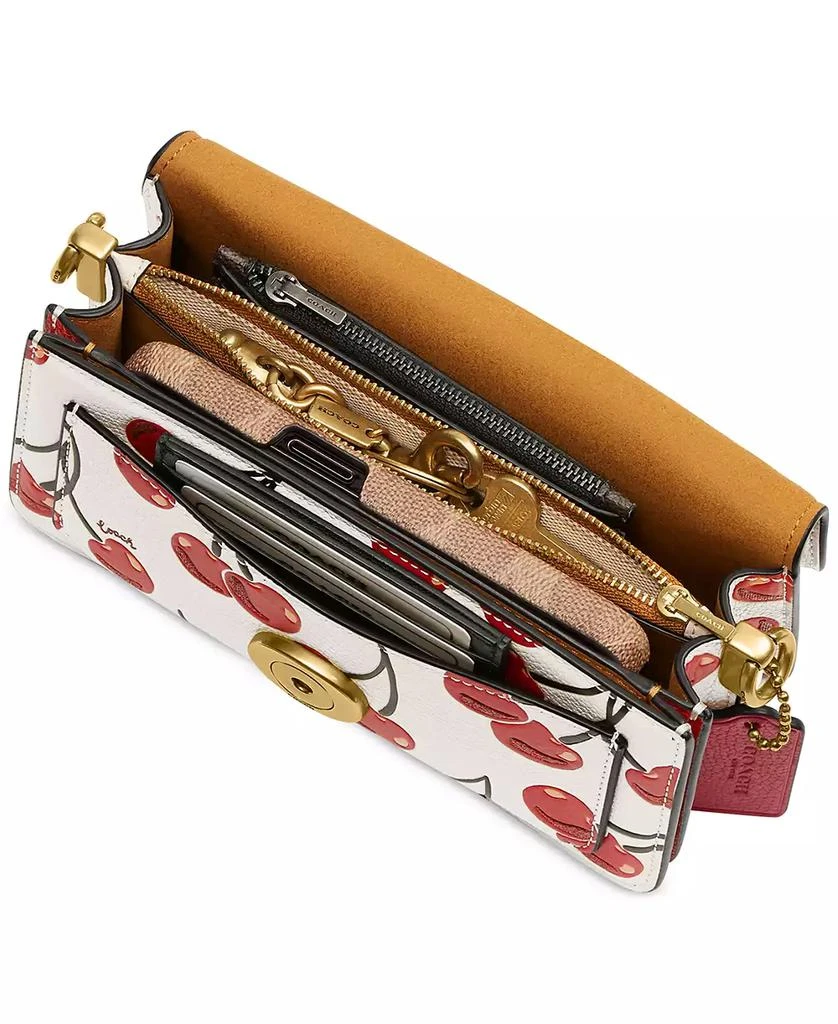 Coach Tabby 20 Cherry Print Leather Shoulder Bag 6