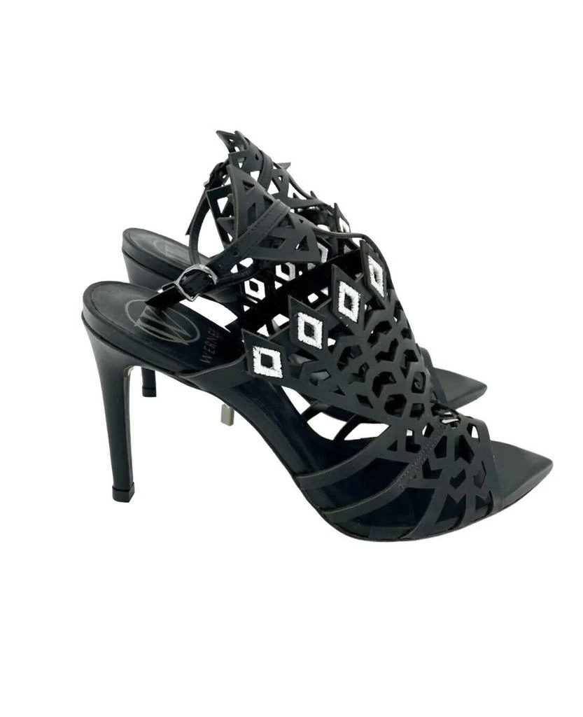 Werner Werner - Women's Laser Cut Ankle Strap Open Toe Stiletto Heels 2