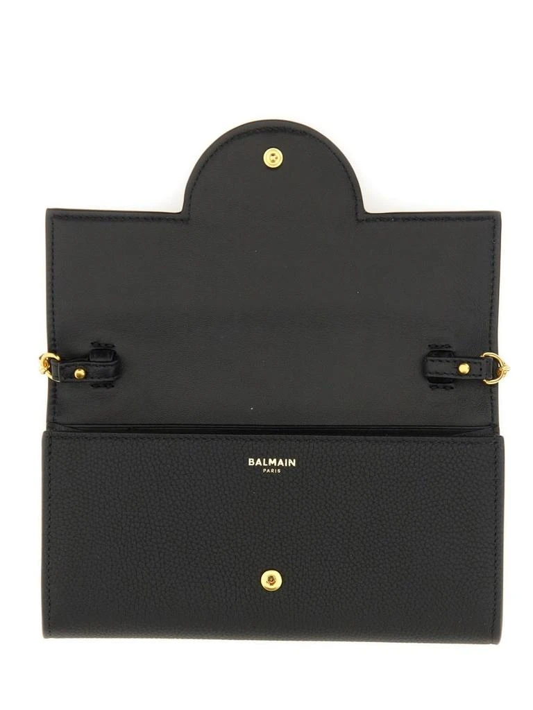 Balmain Balmain B-Buzz Logo Detailed Wallet On Chain 3