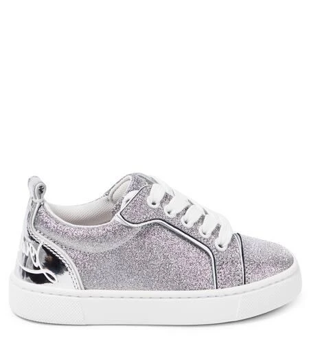 Christian Louboutin Funnyto glitter leather sneakers 4