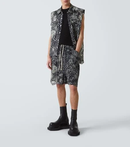 Rick Owens Lido silk shorts 2