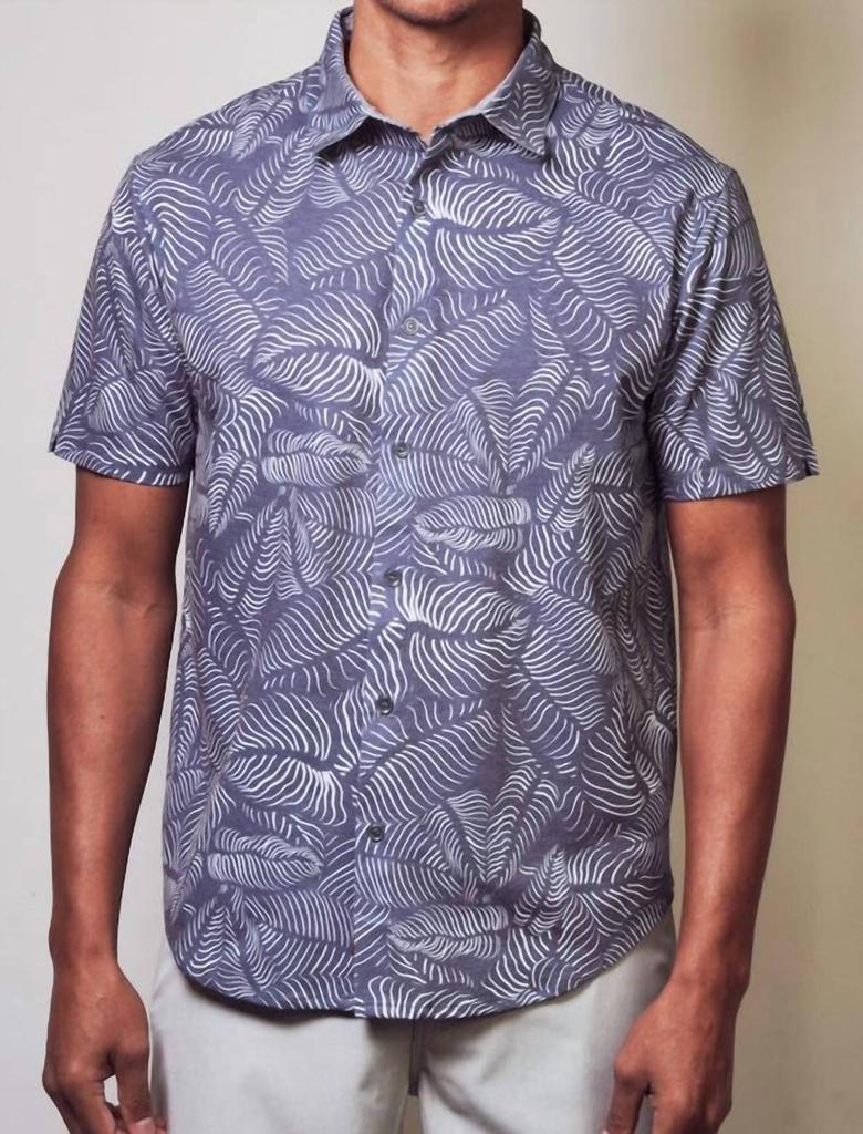 Fundamental Coast Wilshire Sagebrush Shirt In Maui Blue