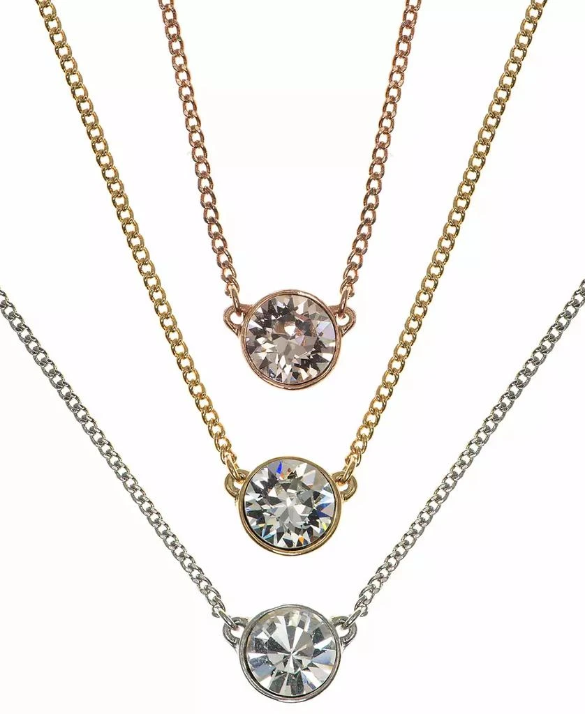 Givenchy Crystal Pendant Necklace, 16" + 2" Extender 3