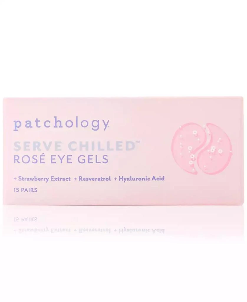 Patchology Serve Chilled Rosé Eye Gels, 15 pairs 2