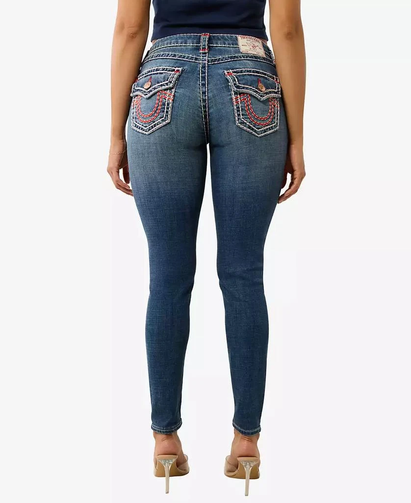 True Religion Women's Jennie Super T Flap Skinny Jeans 2