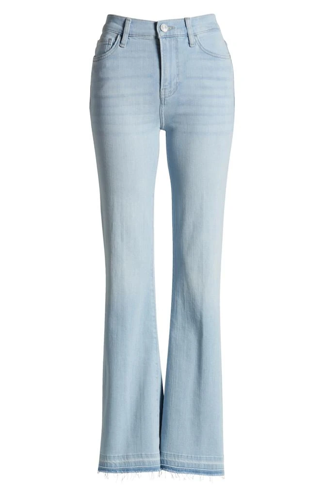 FRAME Le Easy Released Fray Hem Flare Jeans 5