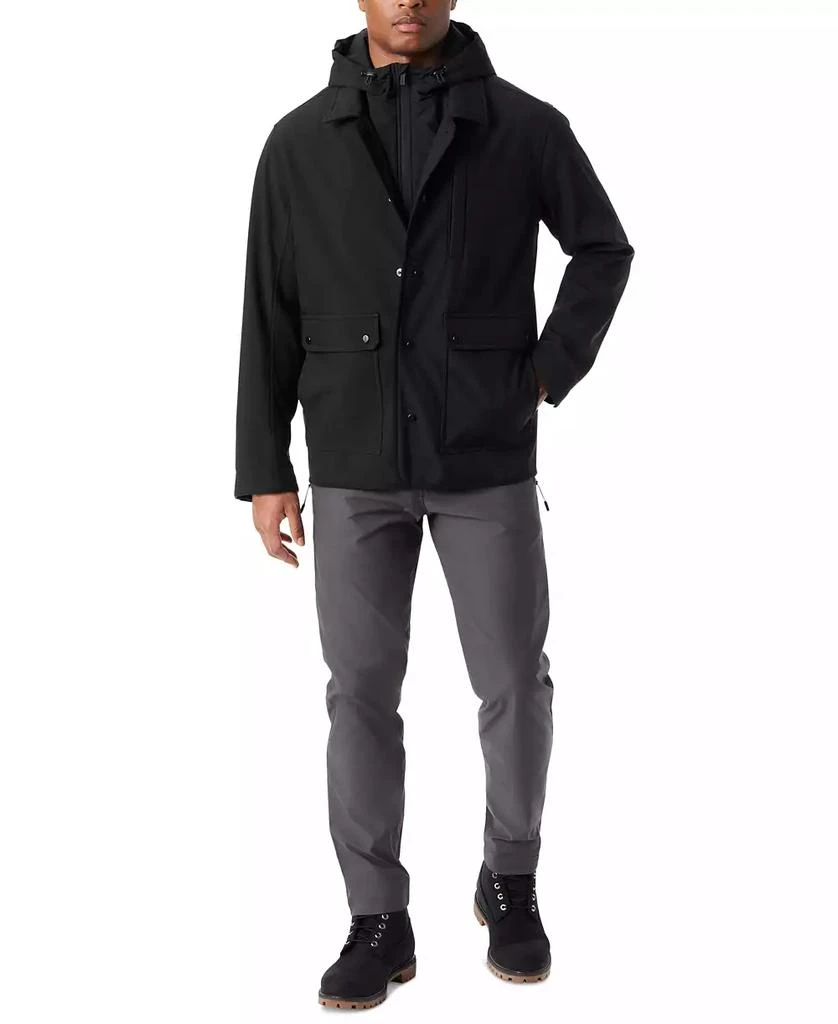 BASS OUTDOOR Men's Storm System Barn Jacket with Removable Hood 4