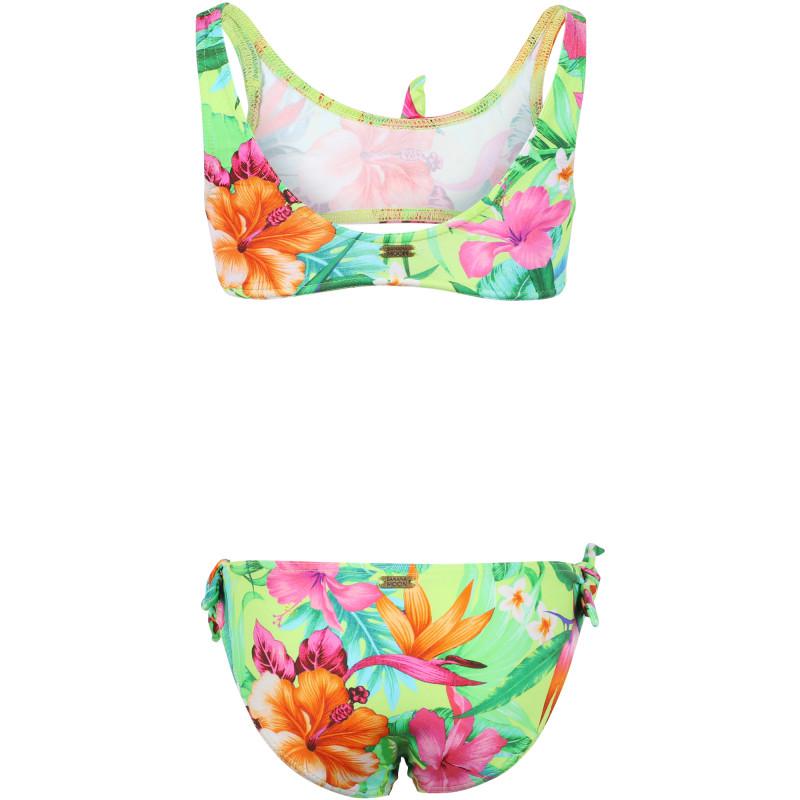 BANANA MOON Tropical flowers bikini in green