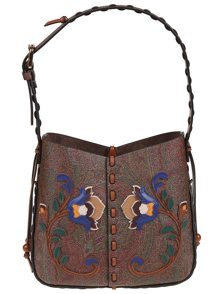 ショルダーバッグ・ポシェット ETRO DRYA ARNICA 1984 SHOULDER BAG IN COATED CANVAS ETRO Drya Arnica 1984 Shoulder Bag In Coated Canvas