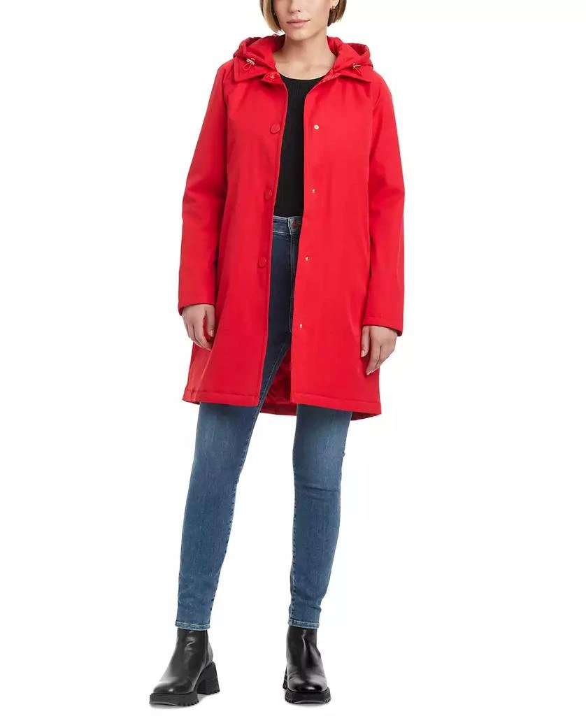 Kate Spade Women's Hooded A-Line Raincoat 4