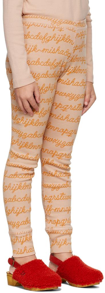 Misha & Puff Kids Pink Printed Leggings