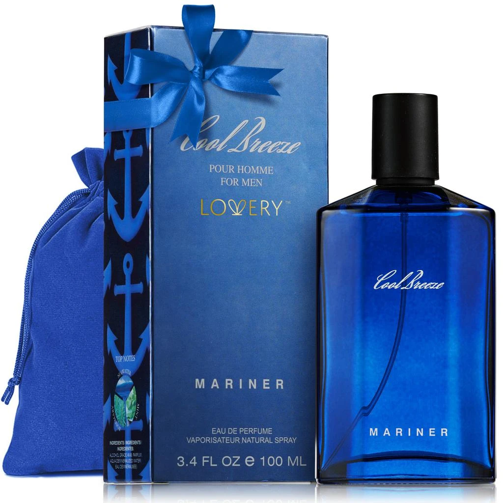 Lovery Men’s Cool Breeze 3.4oz Eau De Parfum Gift Set 1