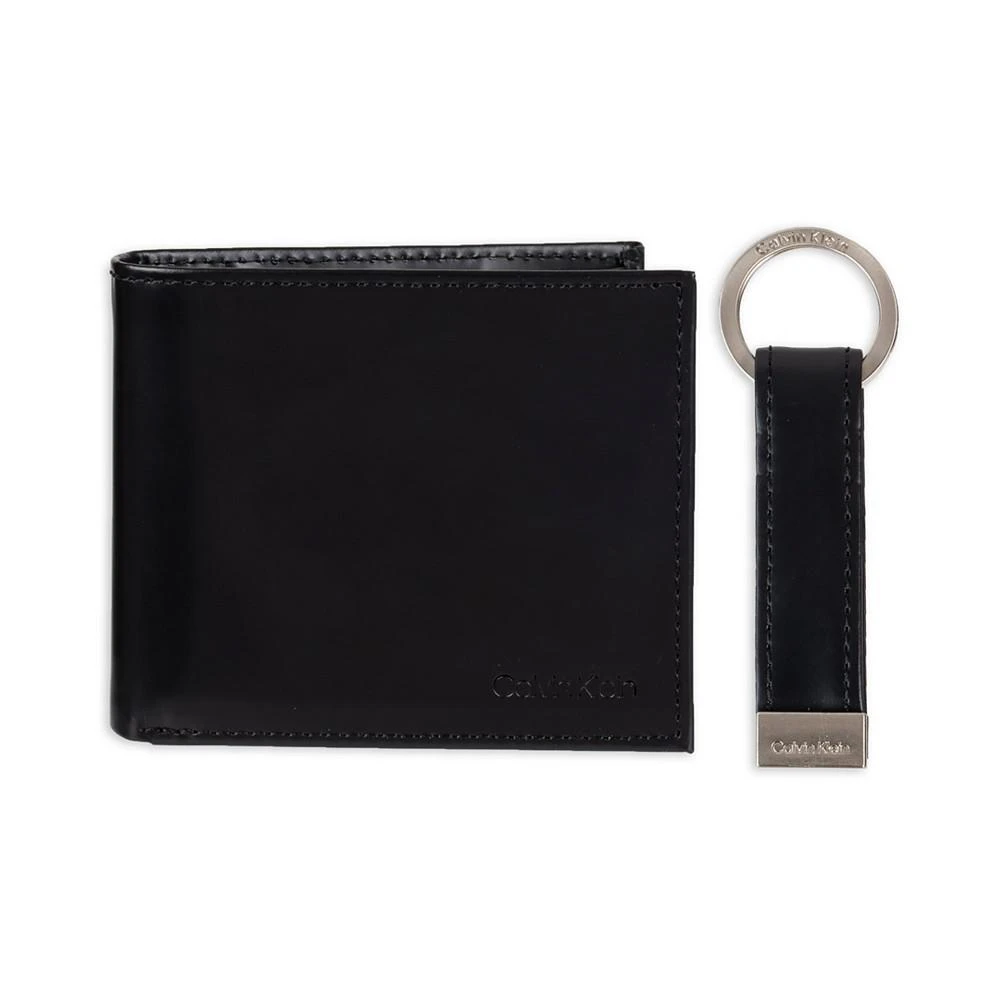 Calvin Klein Men's RFID Passcase Wallet & Key Fob Set 1