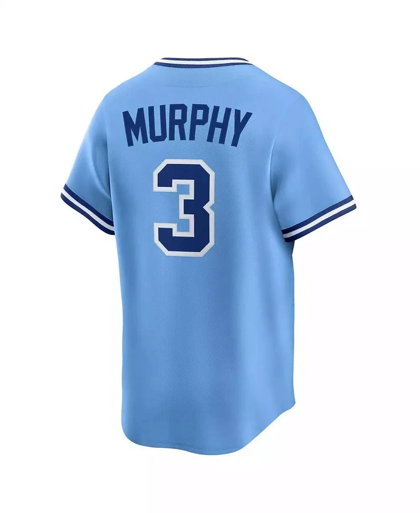 NIKE Men's Dale Murphy Light Blue Atlanta Braves Throwback Cooperstown Collection Limited Jersey 2