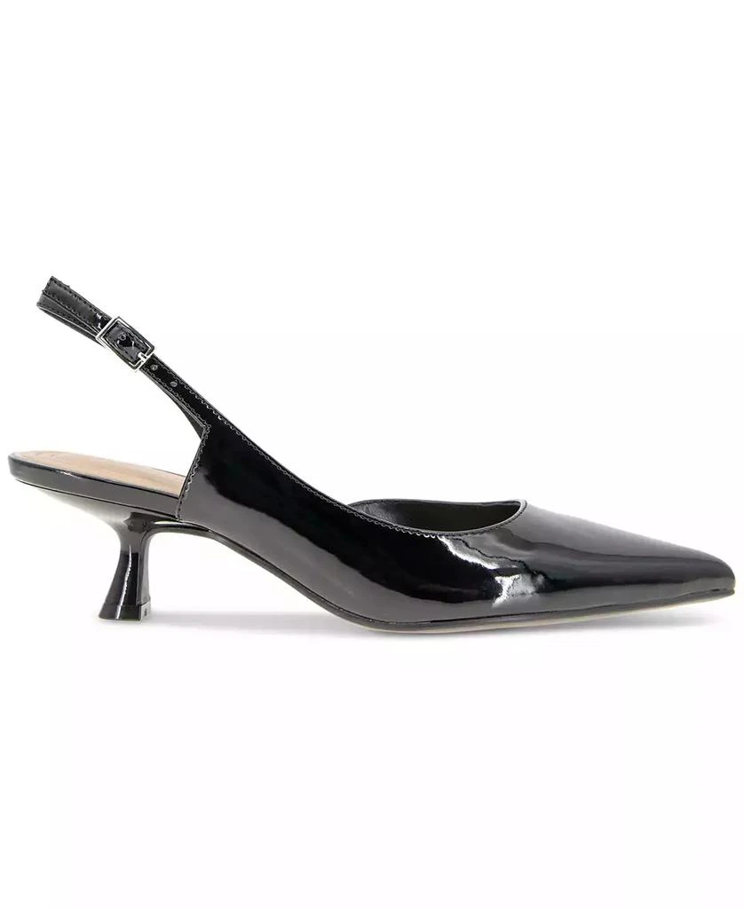 BCBG Women's Kittie Kitten Heel Sling Back Pumps 2