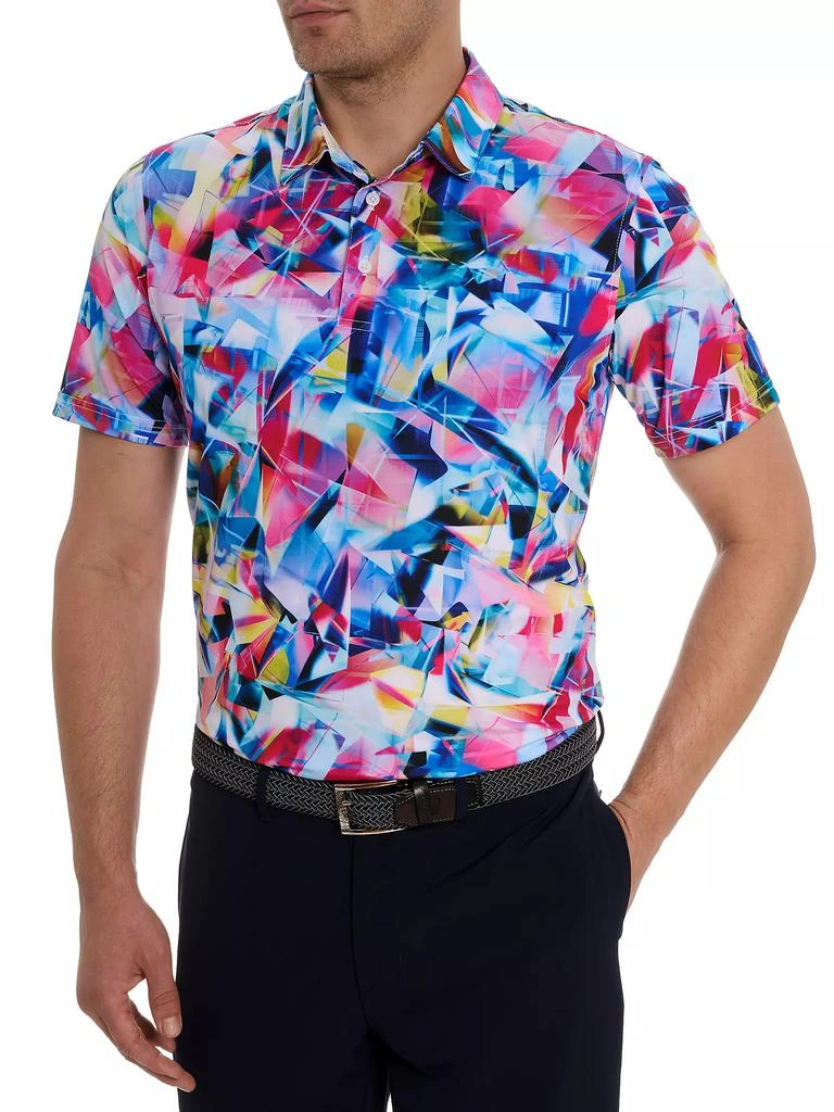 Robert Graham Color Up Abstract Polo Shirt 1