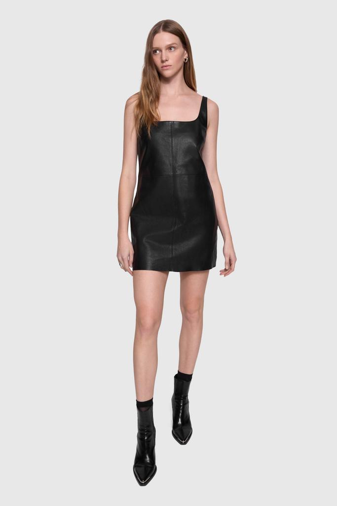 Rebecca Minkoff Harper Lamb Leather Dress