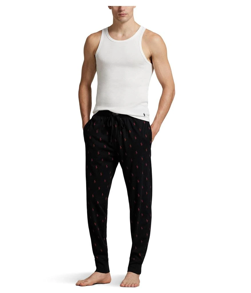 Ralph Lauren Rib Waistband Knit Sleepwear Joggers 3