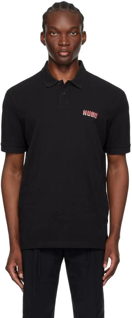Hugo Boss Black Printed Polo 1