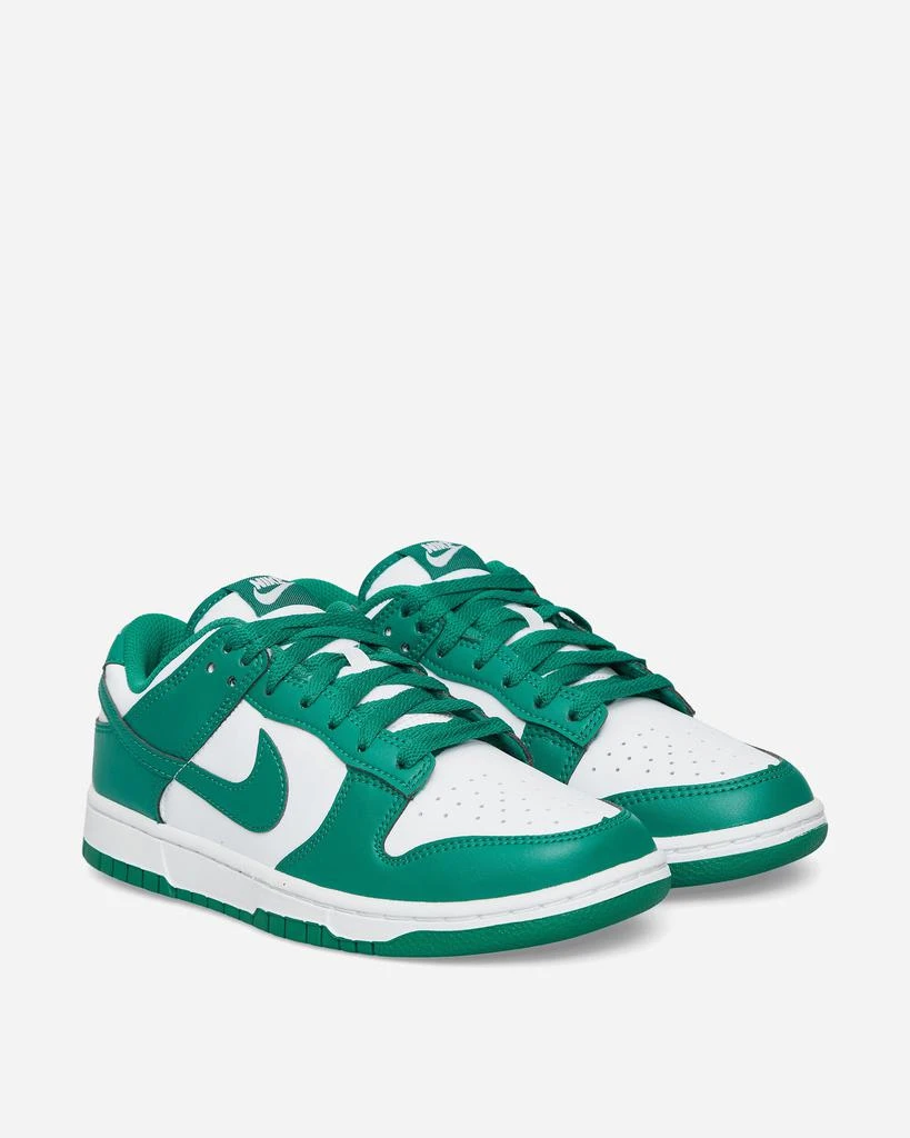 NIKE Dunk Low Sneakers White / Malachite 2