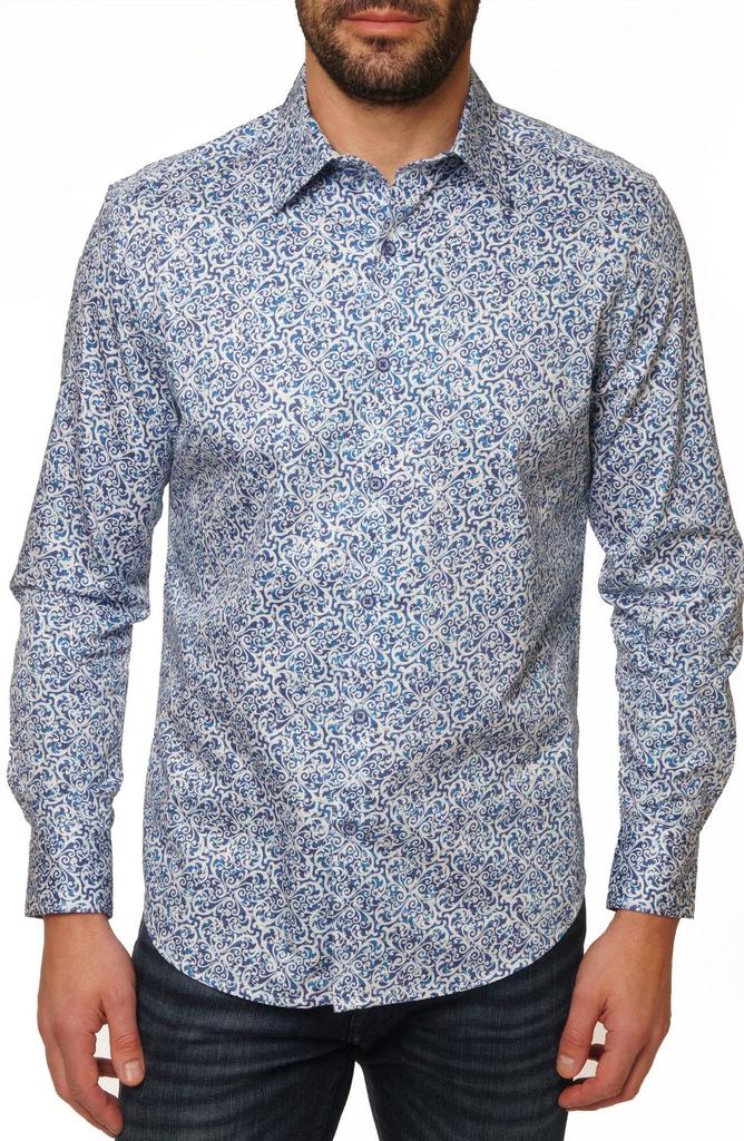 Robert Graham Madrone Long Sleeve Cotton Shirt