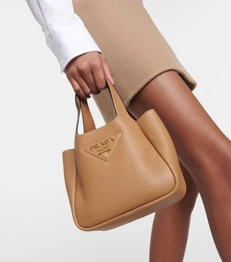 Prada Mini leather tote bag 2