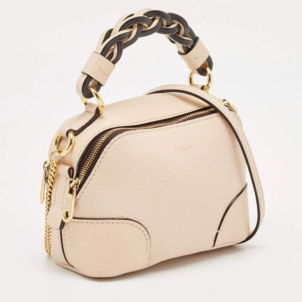 Chloé Chloe Beige Leather Mini Daria Chain Bag 4