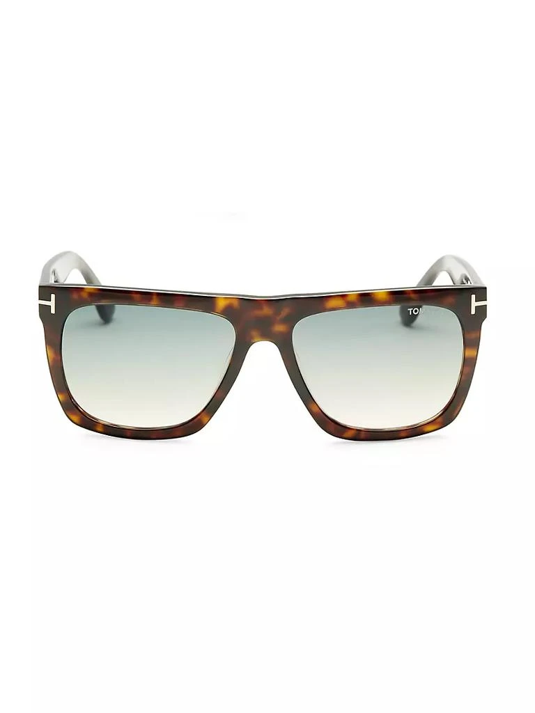 Tom Ford Morgan 57MM Soft Square Sunglasses 1