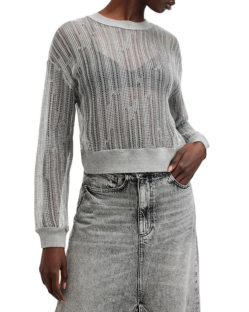 ALL SAINTS Giana Sheer Sweatshirt 1