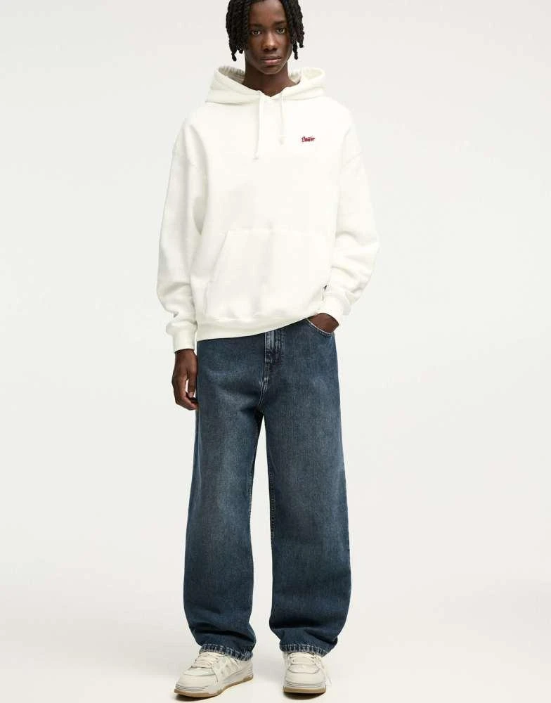 Pull&Bear Pull&Bear baggy fit jeans in dark blue 1