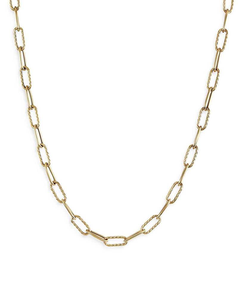 David Yurman DY Madison Chain Necklace in 18K Yellow Gold 1