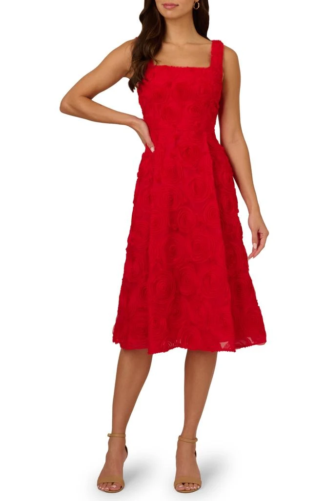 bloomingdales beaded dress Lucia Red Crepe Midi Dress  Finery London