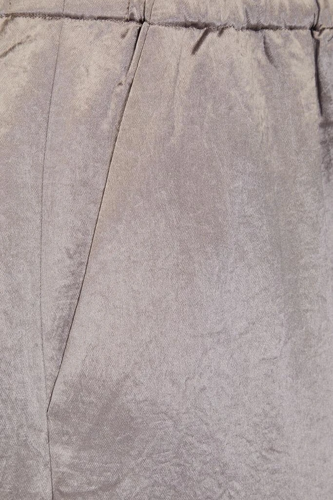 Tibi Satin-twill wide-leg pants 4