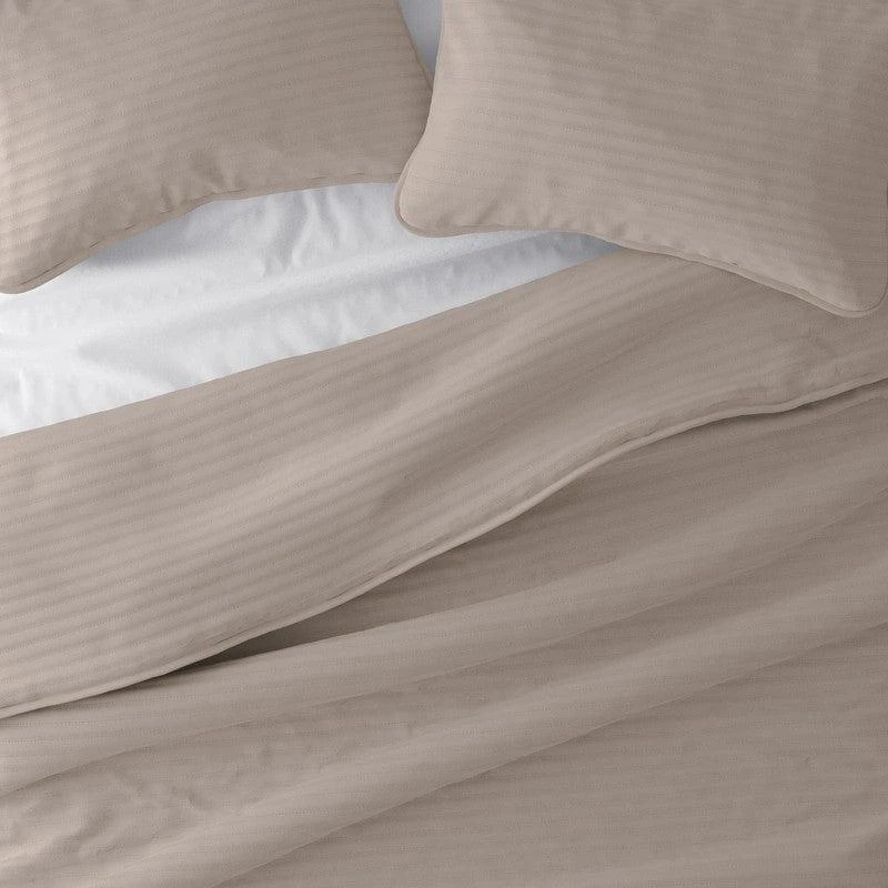 IENJOY HOME Stripes Stitch Latte Quilt Coverlet Set Modern Ultra Soft Microfiber Bedding 2