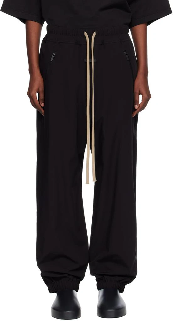Fear of god Black Nylon Track Pants 1