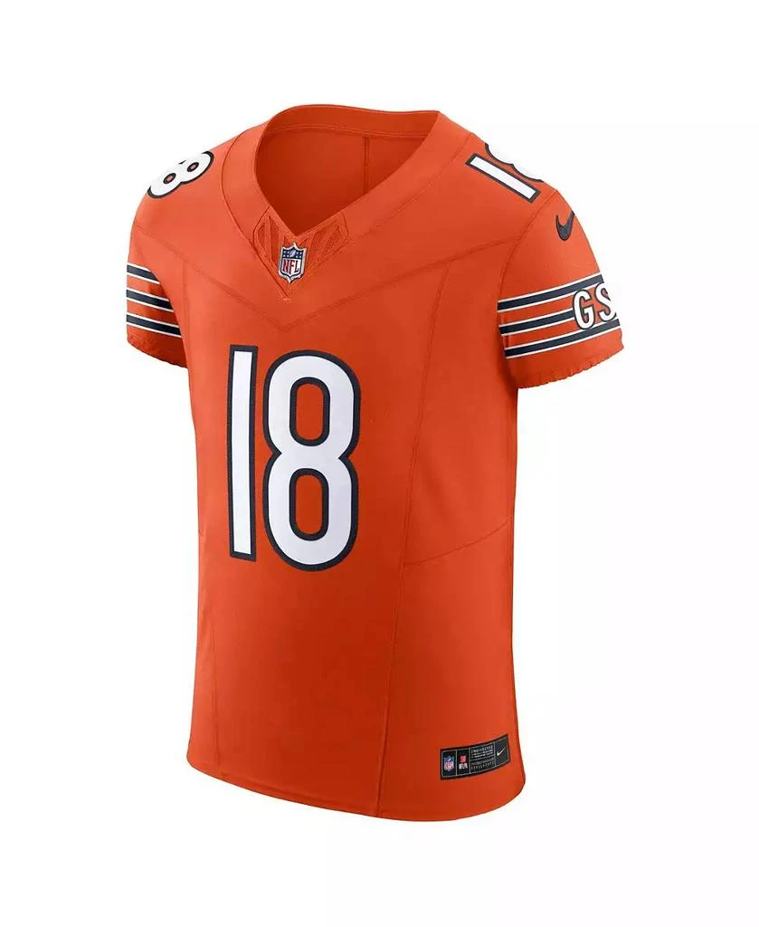 NIKE Men's Caleb Williams Orange Chicago Bears Alternate Vapor F.U.S.E. Elite Jersey 3