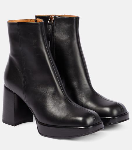 Tod's Leather ankle boots - Boots - Free Shipping - BeyondStyle